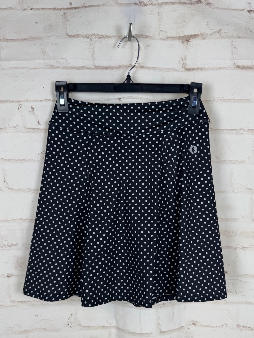 Donajo Dona Jo Black and White polka Dots Skort Size 1 Small Pickleball Golf Ten